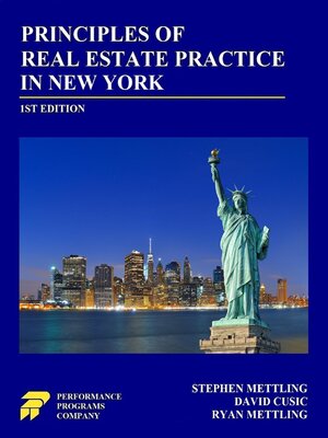 cover image of Principles of Real Estate Practice in New York